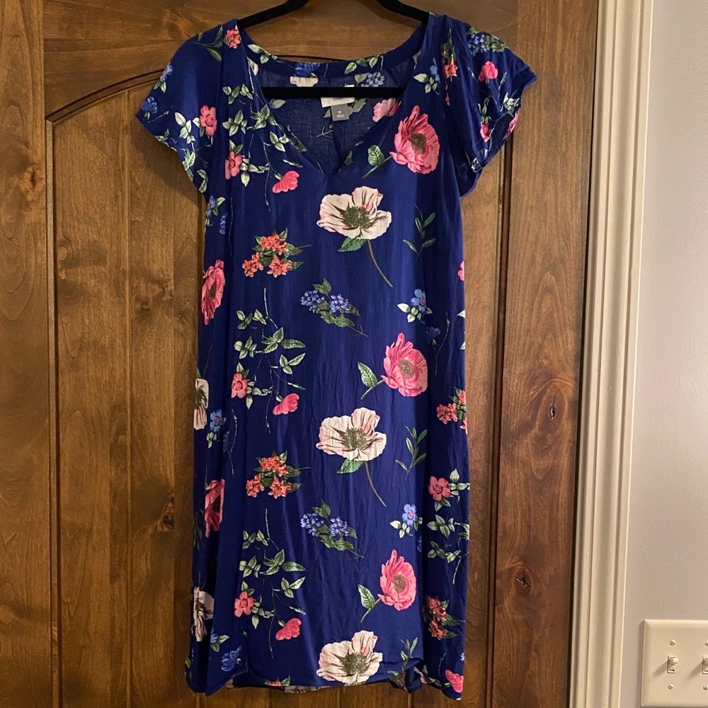 Blue Floral Dress